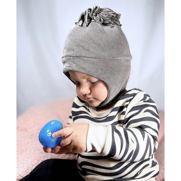 Baby Toddler Winter Hat Soft Fleece with Earflap for Boys Girls Kids Baby Beanie - Picture 6 of 8